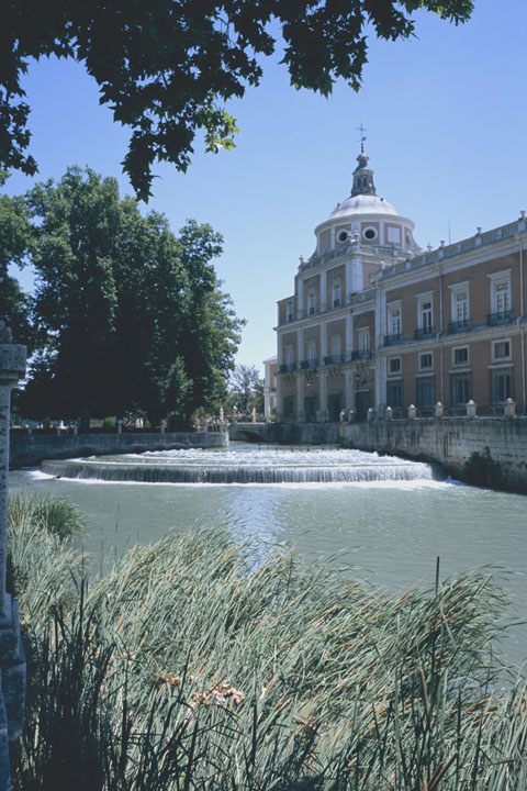River on north side of palace